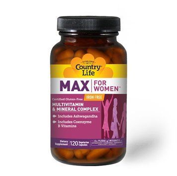 Country Life Max for Women Iron Free, 120 капсул CN5283 фото