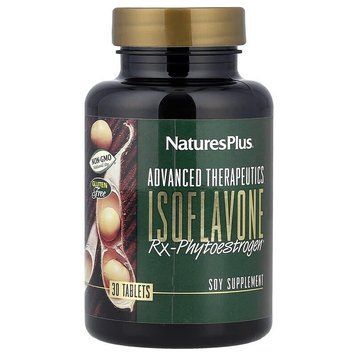 Natures Plus Isoflavone Rx-Phytoestrogen, 30 таблеток CN17269 фото