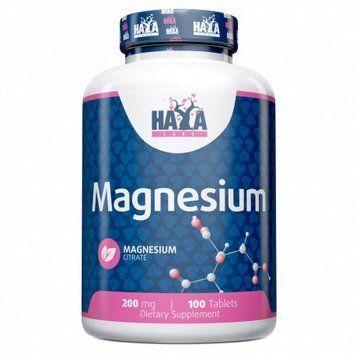 Haya Labs Magnesium Citrate 200 mg, 100 таблеток CN10235 фото