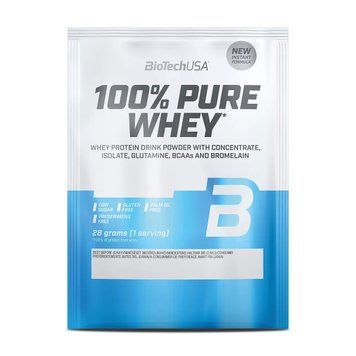 BioTech 100% Pure Whey, 28 грамм - Клубника CN2433-3 фото
