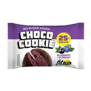 FitWin Protein Cookie 25% Glazed, 40 грамів - Чорниця-смородина CN20122-1 фото