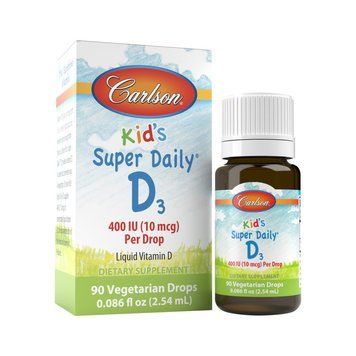 Carlson Labs Kid's Super Daily D3, 2.54 мл CN9206 фото