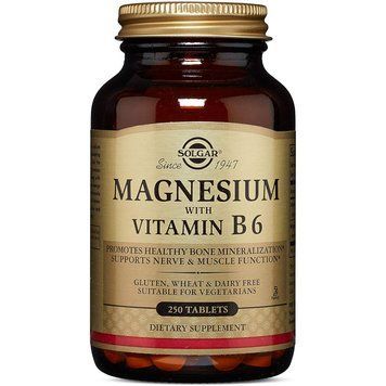 Solgar Magnesium with Vitamin B6, 250 таблеток CN10125 фото