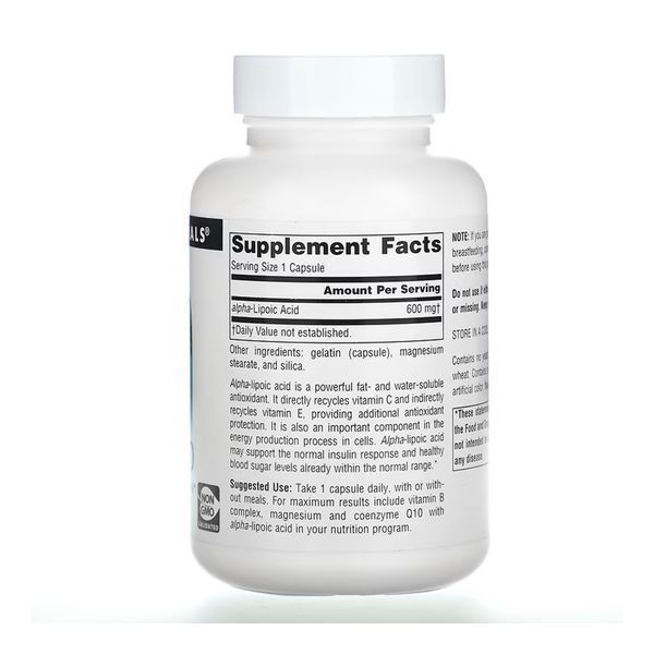 Alpha Lipoic Acid 600mg - 60 caps 2023-10-5556 фото