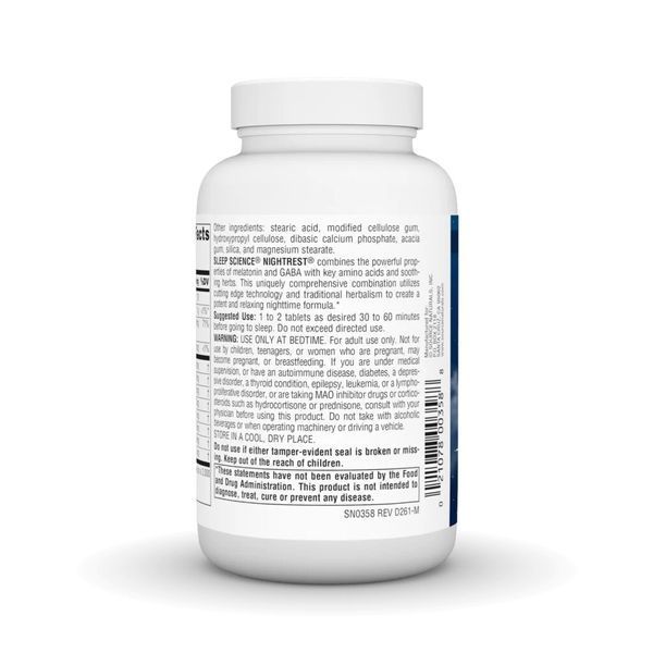 Source Naturals Sleep Science NightRest with Melatonin, 100 таблеток CN12634 фото