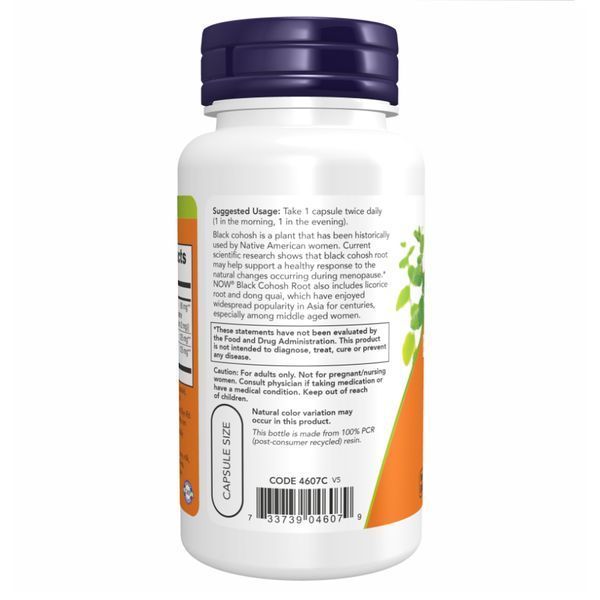 Black Cohosh 80mg - 90 vcaps 2022-10-1389 фото