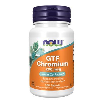 GTF Chromium 200mcg - 100 tabs 2022-10-0672 фото