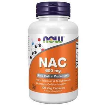 NOW NAC 600 mg, 100 капсул CN8013 фото