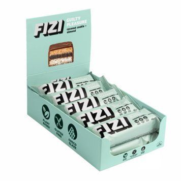 FIZI Chocolate Bar - 10х45g Coconut Cookie-Almond E27F65A3470B фото