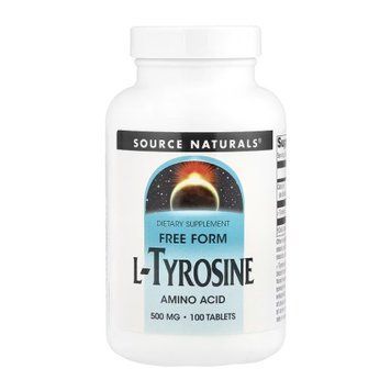 L-Tyrosine 500mg - 100 tabs 2023-10-5282 фото