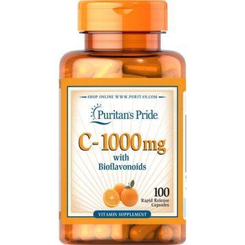 Puritan's Pride Vitamin C 1000 mg, 100 капсул CN6586 фото