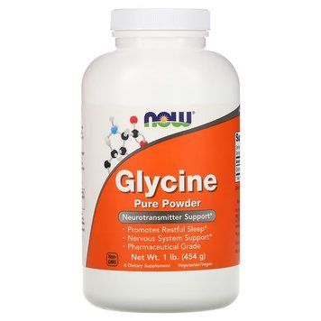 NOW Glycine Pure Powder, 454 грамм CN11343 фото