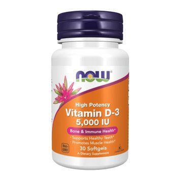 VIT D-3 5000 IU - 30 sgels 2023-10-3275 фото