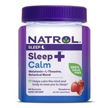 Natrol Sleep + Calm, 60 желеек - Клубника CN16063-1 фото