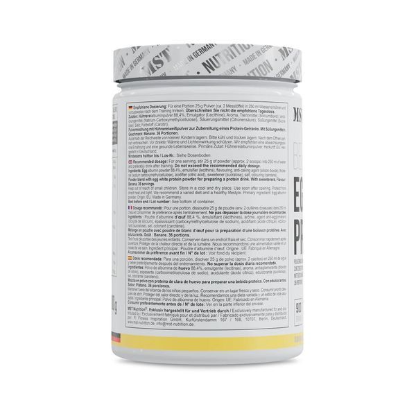 MST Nutrition Best Egg Protein, 900 грам - Банан CN8260-7 фото