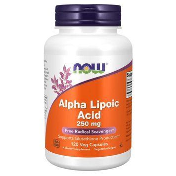 NOW Alpha Lipoic Acid 250 mg, 120 вегакапсул CN4416 фото