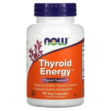 NOW Thyroid Energy, 90 вегакапсул CN13433 фото