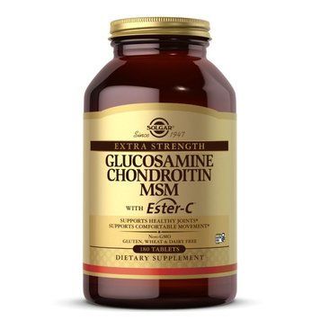 Solgar Glucosamine Chondroitin MSM with Ester-C, 180 таблеток CN12385 фото