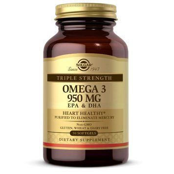 Solgar Omega 3 950 mg, 50 капсул CN4876 фото
