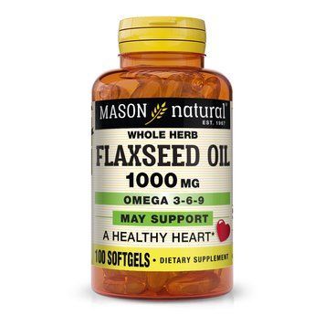 Mason Natural Flax Seed Oil 1000 mg, 100 капсул CN10999 фото