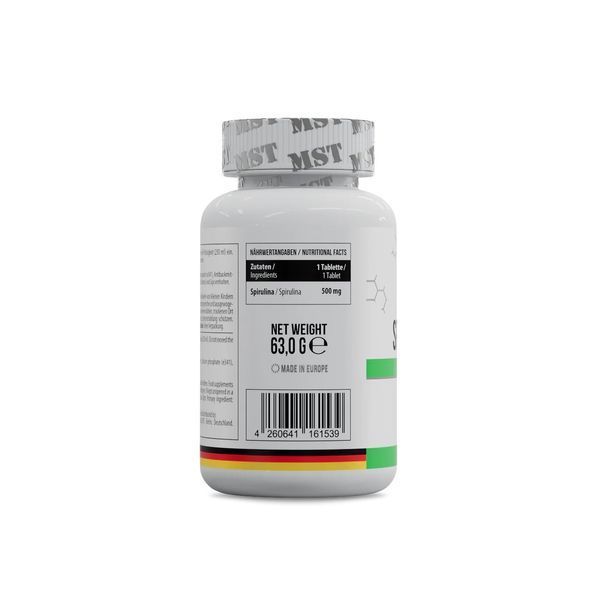 MST Nutrition Spirulina, 90 таблеток CN7179 фото