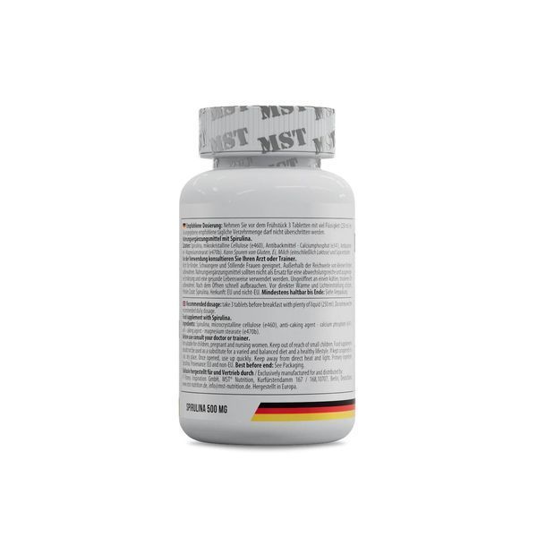 MST Nutrition Spirulina, 90 таблеток CN7179 фото