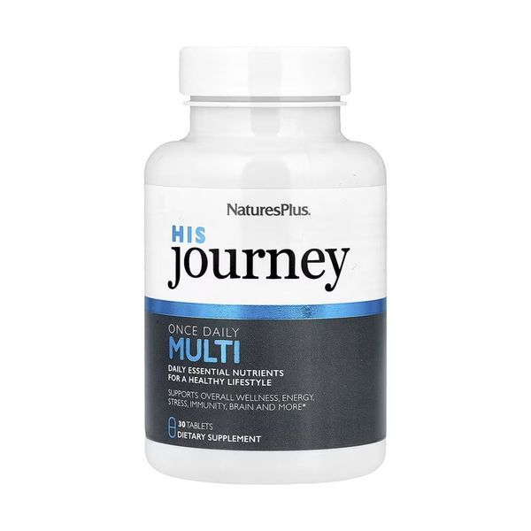 His Journey Once Daily Multi - 30 tabs 2023-10-5538 фото