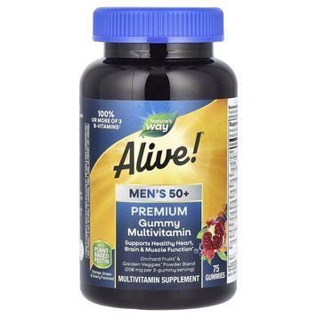 Nature's Way Alive! Men's 50+ Premium, 75 желеек CN16130 фото