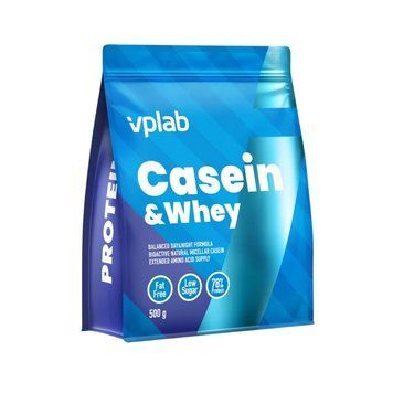VPLab Casein & Whey, 500 грамм - Ваниль EEE40219B2D4 фото