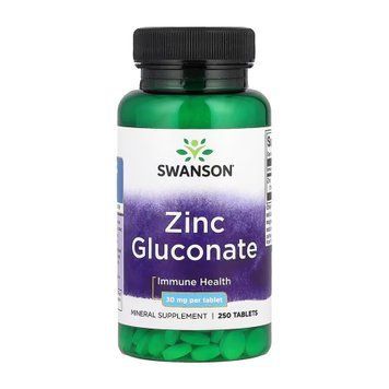 Zinc Gluconate 30 mg - 250 tabs 2023-10-6664 фото