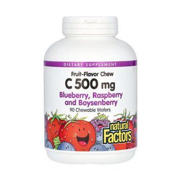 Vitamin C 500mg - 90 tabs Mixed Berry 2023-10-6552 фото