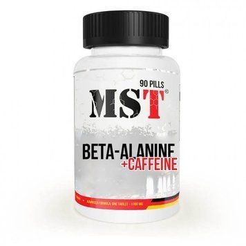 MST Nutrition Beta-Alanine + Caffeine, 90 таблеток CN4367 фото