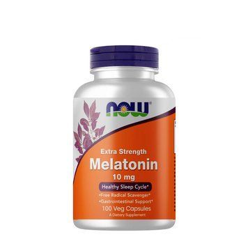 NOW Melatonin 10 mg, 100 вегакапсул CN2635 фото