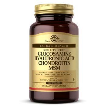 Solgar Glucosamine Hyaluronic Acid Chondroitin MSM, 120 таблеток CN12386 фото