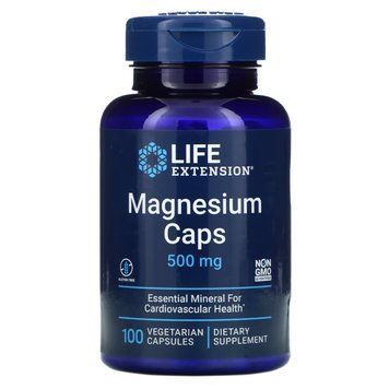 Life Extension Magnesium Caps 500 mg, 100 вегакапсул CN11327 фото