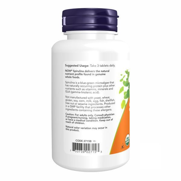 Spirulina 1000 mg - 120 tabs 2022-10-0084 фото