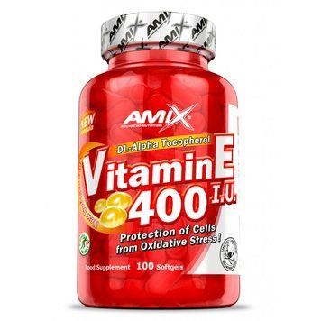 AMIX Vitamin E 400 IU, 100 капсул CN14046 фото