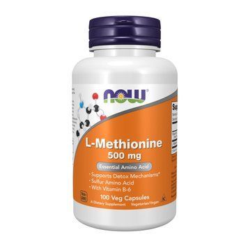 NOW L-Methionine 500 mg, 100 капсул CN9246 фото