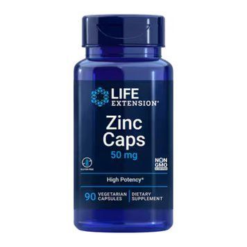 Zinc Caps 50mg - 90 veg caps (Повреждена банка) 2024-11-0069 фото