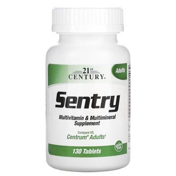 21st Century Sentry Multivitamin and Multimineral, 130 таблеток CN3933 фото