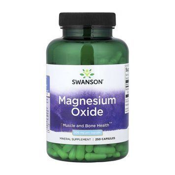 Magnesium Oxide 200 mg - 250 caps 2023-10-6873 фото