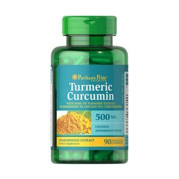 Puritan's Pride Turmeric Curcumin 500 mg, 90 капсул CN13141 фото