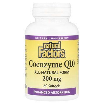 Natural Factors Coenzyme Q10 200 mg, 60 капсул CN17125 фото