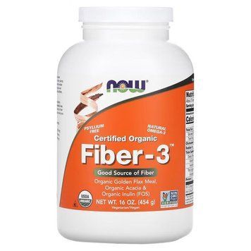 NOW Fiber-3, 454 грамм CN15616 фото