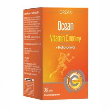 Orzax Ocean Vitamin C 1000 mg, 30 таблеток CN16282 фото