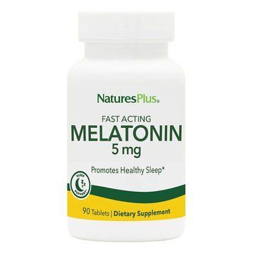 Natures Plus Fast Acting Melatonin 5 mg, 90 таблеток CN13513 фото