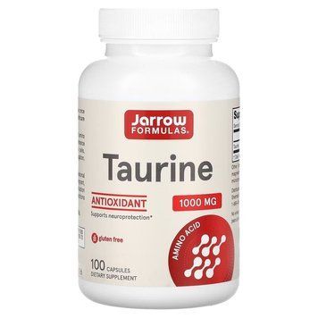 Jarrow Formulas Taurine 1000 mg, 100 капсул CN7482 фото