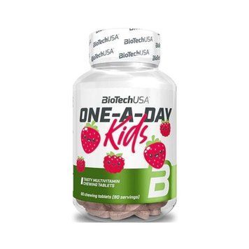 BioTech One-A-Day Kids, 90 жевательных таблеток - Клубника-малина CN15704-1 фото