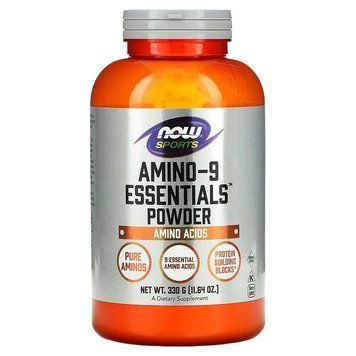 NOW Amino-9 Essentials Powder, 330 грамм CN8702 фото