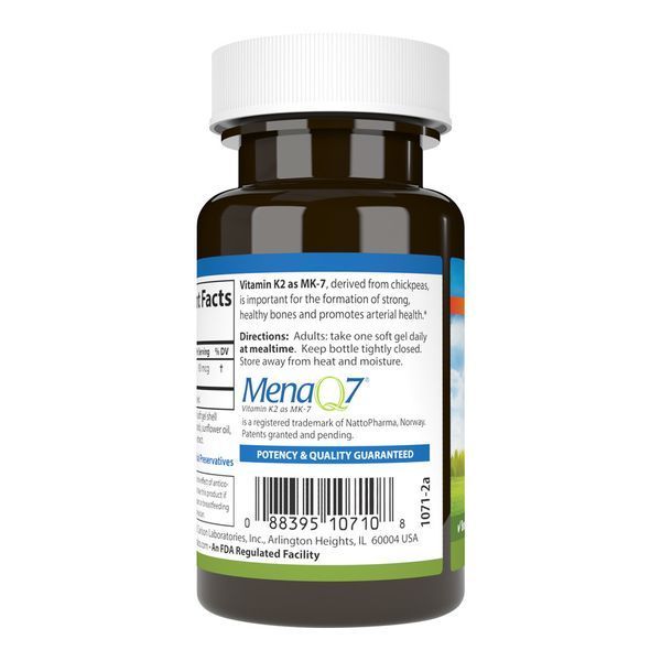 Carlson Labs Vitamin K2 MK-7 90 mcg, 60 капсул CN10138 фото